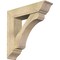 Ekena Millwork Legacy Traditional Rough Sawn Bracket w/ Offset Brace, Douglas Fir, 8"W x 32"D x 32"H BKT0806X32X32LEC01RDF - alternate 1